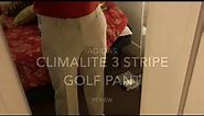 Adidas Climalite 3 Stripe Golf Pant Review