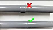 How To Connect Pvc Pipes Of The Same Size? The Plumber Won't Tell You