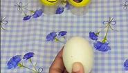 Simple Egg Shell craft / egg emoji #short #creative #art #satisfying
