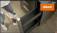 SPACE TWIN: Narrow cabinets make use of the smallest storage space | Blum