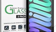 amFilm Glass Screen Protector for iPad Mini 6 (2021), 9H, Apple Pencil 2nd Compatible, Tempered Glass, 2 Pack