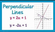 Perpendicular Lines - GCSE Higher Maths