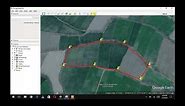 How to create / draw boundary on Google Earth | property polygon