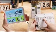 Weather Station Wireless Indoor Outdoor Home Weather Stations with Atomic Clock