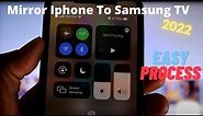 How To Connect Phone To TV | Screen Mirror iPhone To a Samsung TV (Easy Setup)