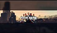 GTA 5 Banner Template - Photoshop Banner (Free Download PSD)