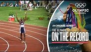 Michael Johnson takes his Golden Shoes to Victory at Atlanta 1996 | The Olympics On The Record
