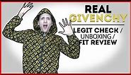 LEGIT GIVENCHY LOGO JACKET | How to tell + unboxing & fit review!