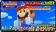 Mario & Luigi: Paper Jam - All Papercraft Battles