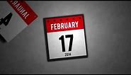 After Effects - Calendar animation