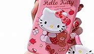 Apuloxeqen Kawaii Phone Case for iPhone XR Cute Cartoon Silicone Protective Case Cover for Women & Girl Pink