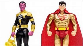 New McFarlane toys super powers wave 7 sinestro corps war & gold suit Superman where to buy