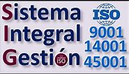 ¿Qué es? 🌐 Sistema Integrado de Gestión ISO 9001 ISO 14001 ISO 45001 HSEQ UNE 66177 2024