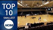 Top 10 Smallest NCAA Basketball Arenas