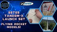 ESTES Tandem X Launch Set - Flying Scale Model Rocket Build