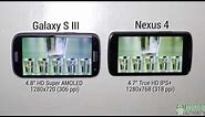 Nexus 4 vs Galaxy S3!