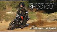 2015 Moto Guzzi V7 Special - Scrambler Shootout Part 1 - MotoUSA