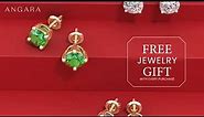 Stud Earrings Collection | Sapphire, Emerald, Ruby & Diamond Earrings | Angara Jewelry | Angara.com