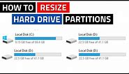How to Resize Partition | Shrink and Extend Drive Partition in Windows 10