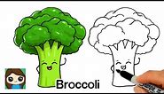 How to Draw Broccoli Easy 🥦 Veggie Series #1