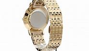 Bulova Women's Diamonds Quartz Watch with Gold-Tone-Stainless-Steel Strap, 16 (Model: 97P123)
