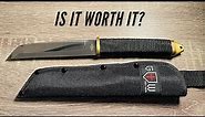 Reviewing the cheapest fixed blade Tanto knife on Amazon