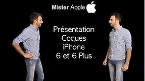 Présentation des coques Apple pour iPhone 6 et 6 Plus en cuir et en silicone..