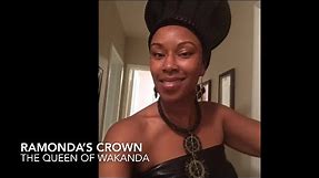 DIY Halloween Costume Queen Ramonda Crown