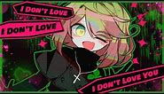 ⚠️ I DON'T LOVE YOU! ⚠️ Blood / Glitch / Flickering 【OC】