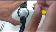 Casio SGW1000 Battery Change CR1616 Time Lapse