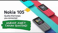 Harga Dan Spesifikasi Nokia 105 (2023) & Nokia 105 4G (2023), Ponsel Tanpa Kamera!