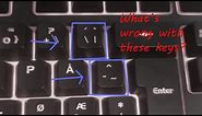 Specific keys on Nordic keyboard needed to be click twice. How to type | and \ on Nordic keyboard.