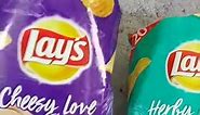 2 New Lays Flavour Chips | Cheesy Love Flavor Lays | Herby Crush Flavor Lays |New Lays Flavor Review