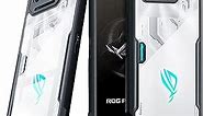 Case for ASUS ROG Phone 7/ASUS ROG Phone 7 Pro 5G/ASUS ROG Phone 7 Ultimate Case, Ultra-Thin Transparent Cover Soft TPU Bumper + Acrylic Clear Back Military Grade Airbags Drop Protection,Black