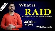 Lec-114: What is RAID? RAID 0, RAID 1, RAID 4, RAID 5, RAID 6, Nested RAID 10 Explained