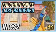 ★ CS2 Falchion Knife Case Hardened | CS2 Knife In-Game Showcase [4K]