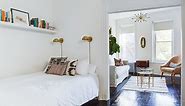 These 38 Small Bedroom Ideas Pack Style and Storage in the Teensiest Spaces