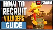 How To Recruit Villagers In LEGO Fortnite