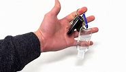 Travel Hand Sanitizer Bottles with Carabiner Clip
