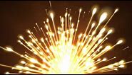 4K ✱ Endless Golden Firework Spring 2160 ✱ FREE Motion Background