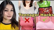 12 Teenager School /College Girls Lifestyle & Beauty Hacks ✅️Every Girl Must Follow😍