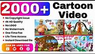 2000+ cartoon video bundle | Download Free Copyright Cartoon Story Bundles