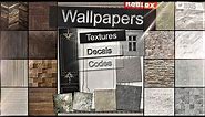 Decals Codes Textures Modern wallpapers | Decals Ids | Bloxburg ROBLOX