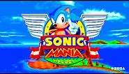 Sonic Mania Plus Title Screen (PC, PS4, Xbox One, Switch)