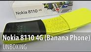 Nokia 8110 4G Banana Phone Unboxing (4G Feature Phone With Google Assistant)