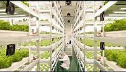 farming is science. process of growing fresh vegetables by Korean scientists.