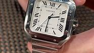 Cartier Santos Silver Dial Large Steel Mens Watch WSSA0018 Review | SwissWatchExpo