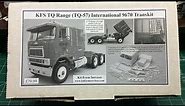 Building scale plastic models: resin review: KFS IH 9670 cabover transkit.