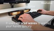 Keep the cold away with this keyboard hand warmer