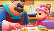 Hero Dad Teaches Daughter The Recipe! | 1 Hour of Cartoons! | Hero Dad | Cartoons For Kids